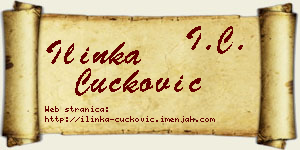 Ilinka Čučković vizit kartica